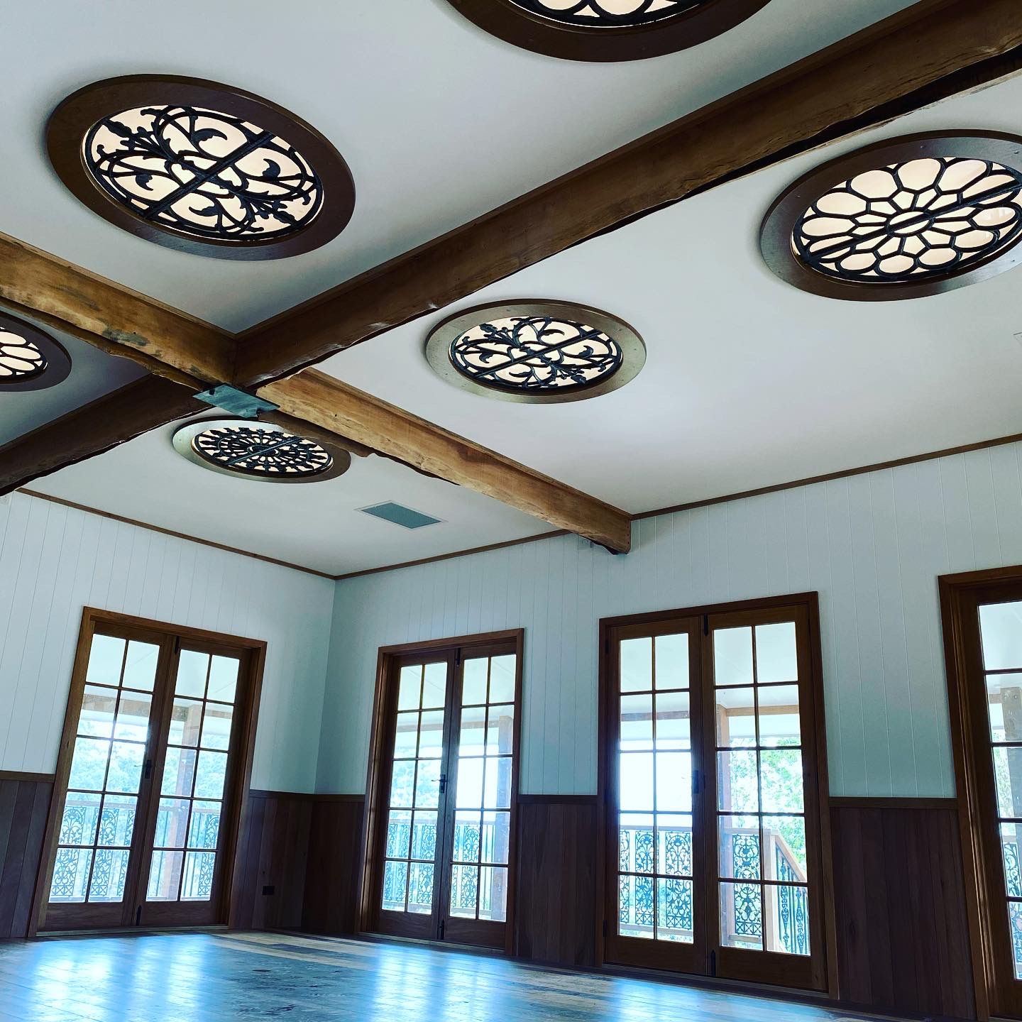 Ceiling Medallions - Sanctum Carpentry project