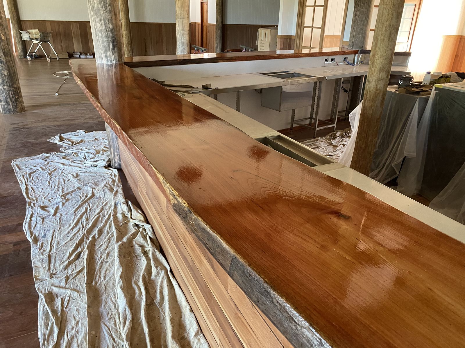 Solid Timber Benchtop - Sanctum Carpentry project